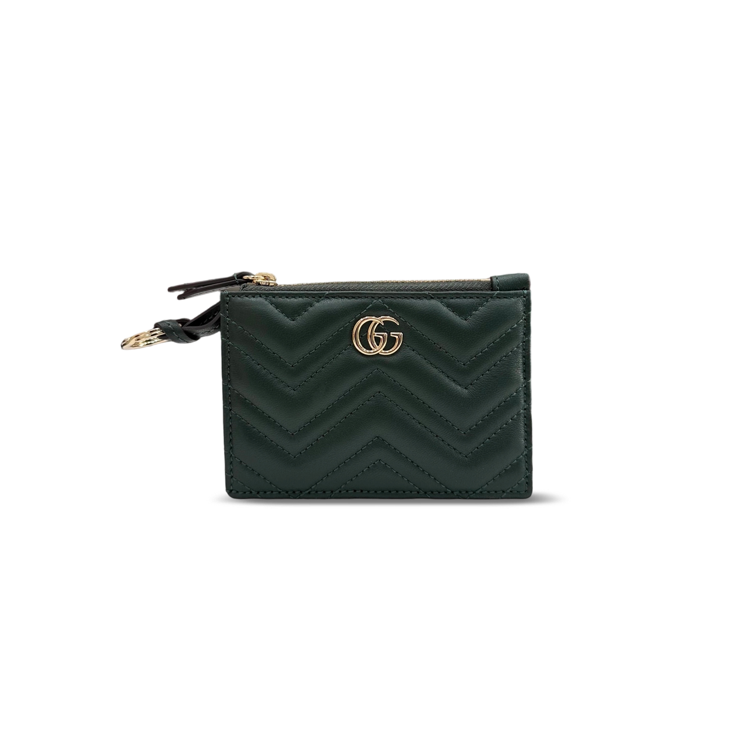 GUCCI GG MARMONT ZIP KEY POUCH 837747 (12*8.5cm)